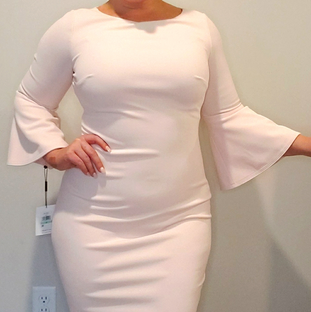 Calvin Klein Bell Sleeved Dress